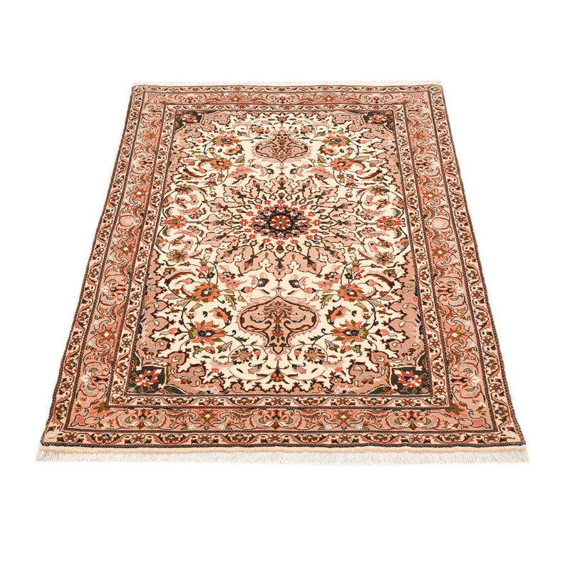 Täbriz - 50 Raj Teppich 100x150cm - Perserteppich - beige