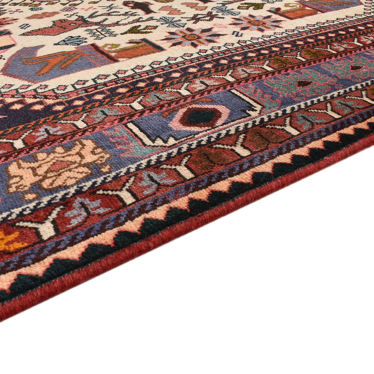 Kaschkuli Teppich 156x252cm - Perserteppich - mehrfarbig