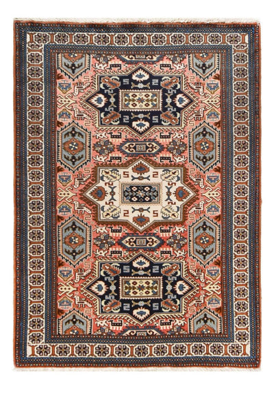 Keshan Teppich 130x183cm - Perserteppich - hellrot