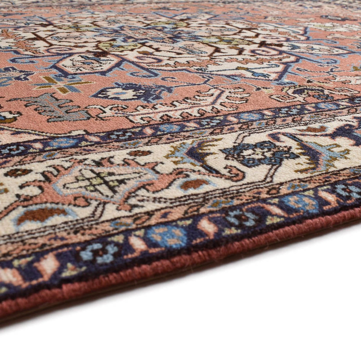 Ardebil Teppich 143x209cm - Perserteppich - hellrot