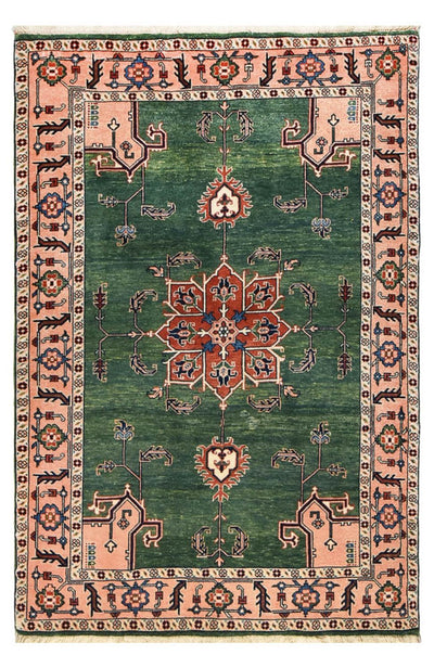 Ardebil Teppich 143x224cm - Perserteppich - grün