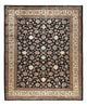 Maschad Teppich 298x377cm - Perserteppich - dunkelblau