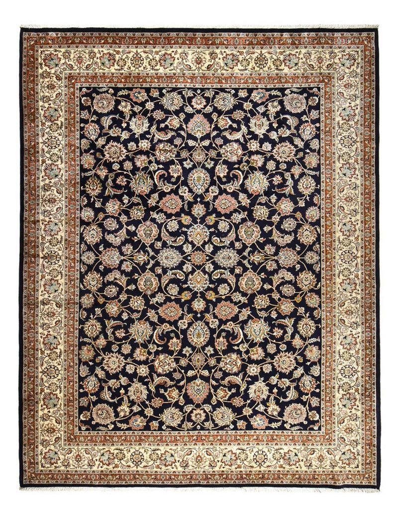 Maschad Teppich 300x390cm - Perserteppich - dunkelblau