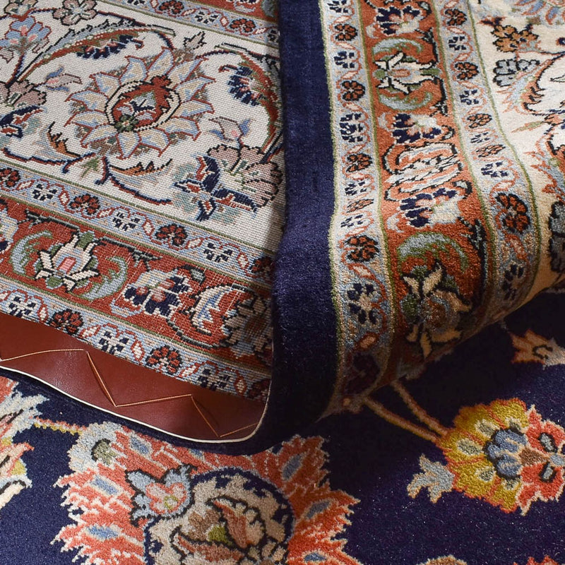 Maschad Teppich 300x390cm - Perserteppich - dunkelblau