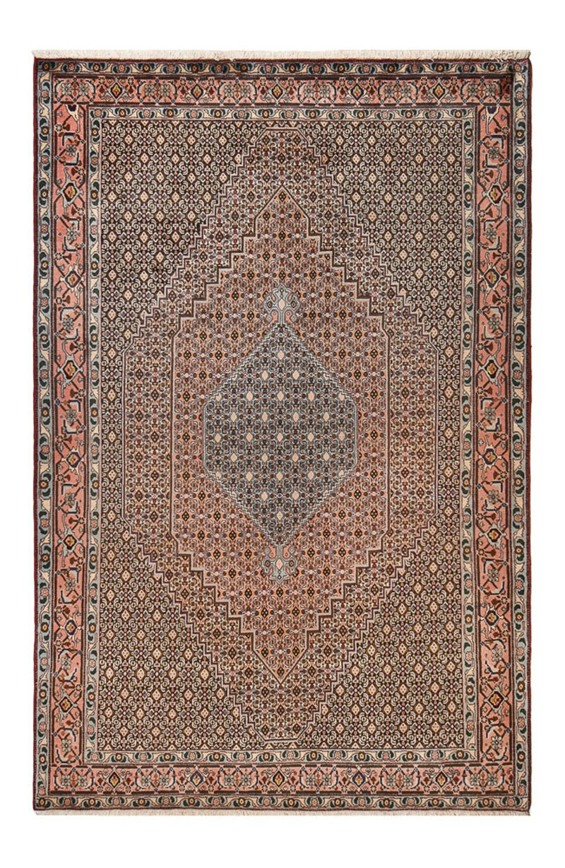 Senneh Teppich 197x298cm - Perserteppich - rost