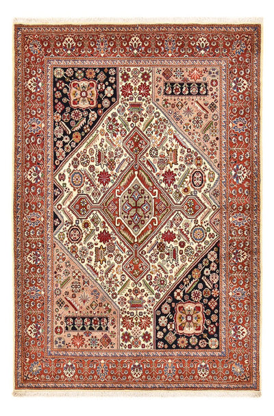 Kaschkuli Teppich 150x218cm - Perserteppich - hellrot