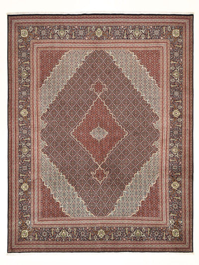 Täbriz - 50 Raj Teppich 303x396cm - Perserteppich - rost