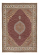 Täbriz - 50 Raj Teppich 250x351cm - Perserteppich - bordeauxrot