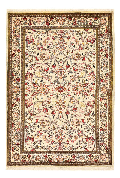 Ghom Teppich 106x156cm - Perserteppich - creme
