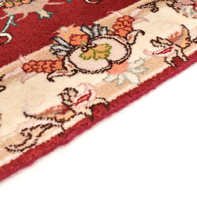 Täbriz - 50 Raj Teppich 58x90cm - Perserteppich - rot
