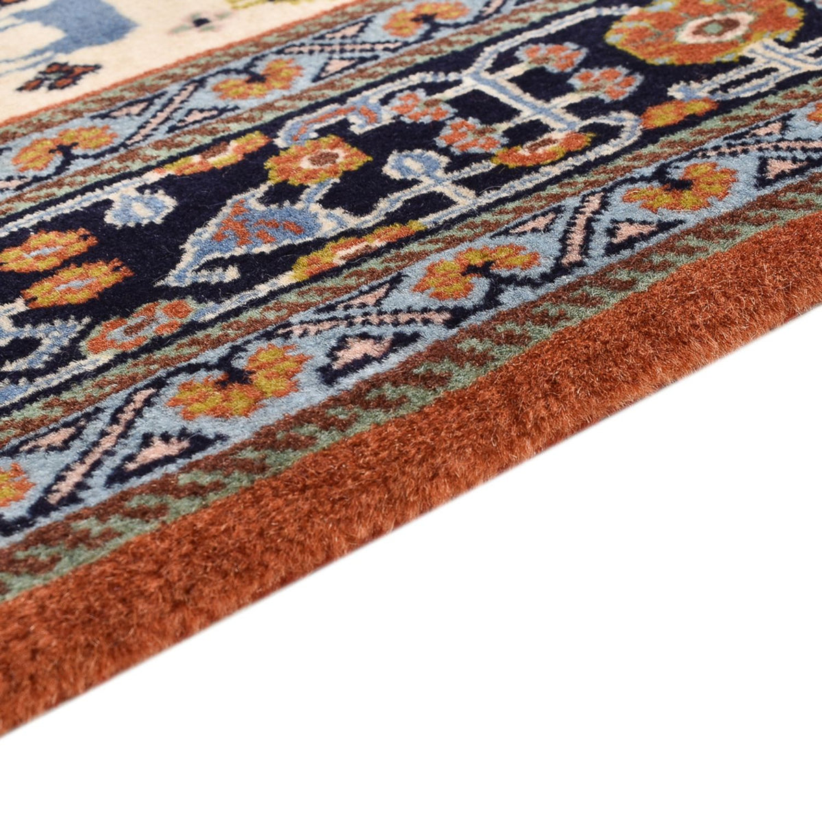Kaschkuli Teppich 112x152cm - Perserteppich - mehrfarbig
