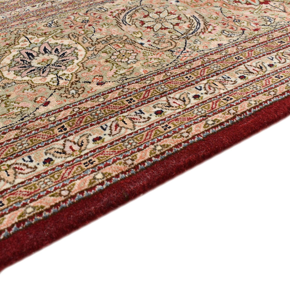 Täbriz - 50 Raj Teppich 301x407cm - Perserteppich - dunkelbeige