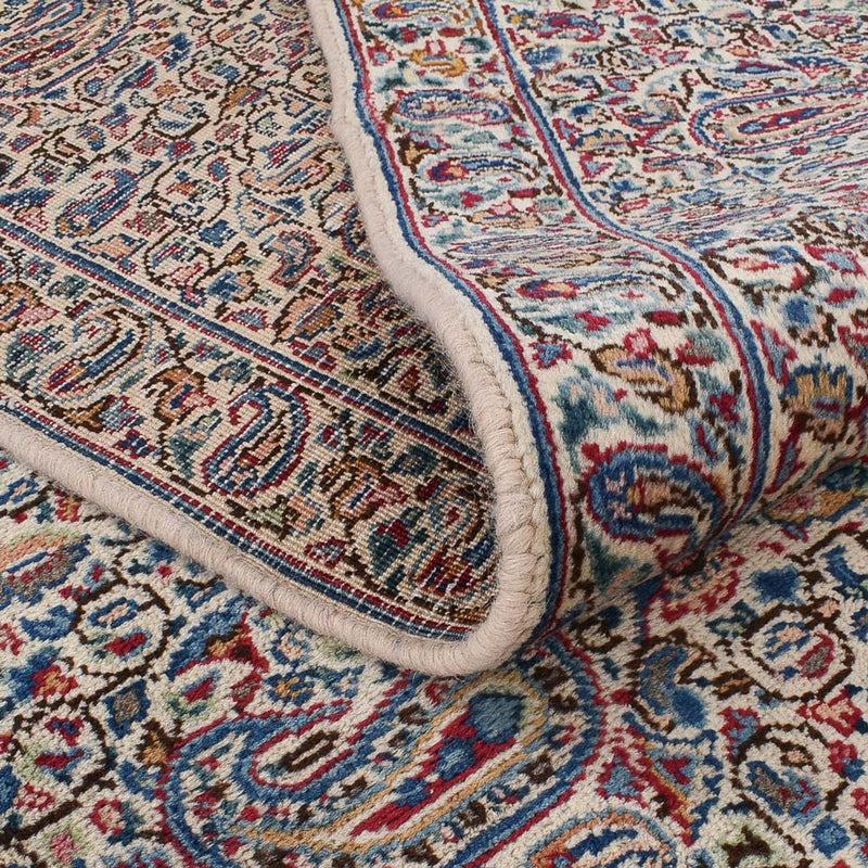 Täbriz - 50 Raj Teppich 297x398cm - Perserteppich - grau