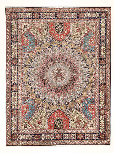 Täbriz - 50 Raj Teppich 300x397cm - Perserteppich - mehrfarbig