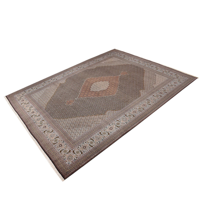 Täbriz - 50 Raj Teppich 305x393cm - Perserteppich - sand