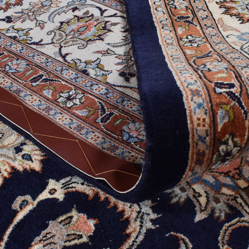 Maschad Teppich 248x349cm - Perserteppich - dunkelblau