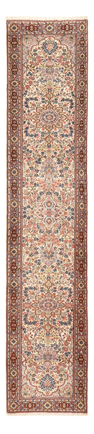 Rafsanjan Teppich 77x373cm - Perserteppich - hellbeige