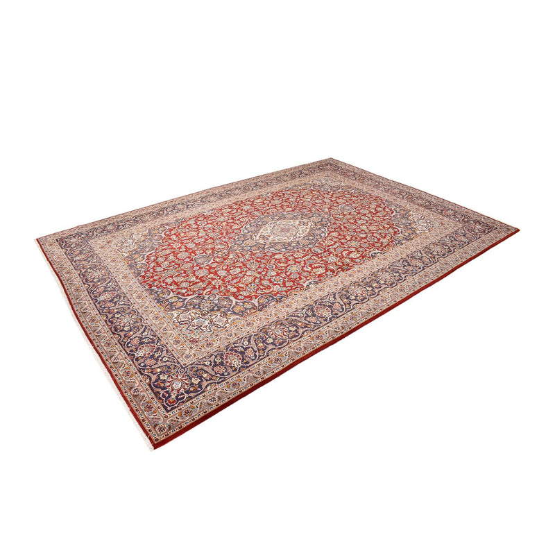 Keshan Teppich 303x412cm - Perserteppich - dunkelrot