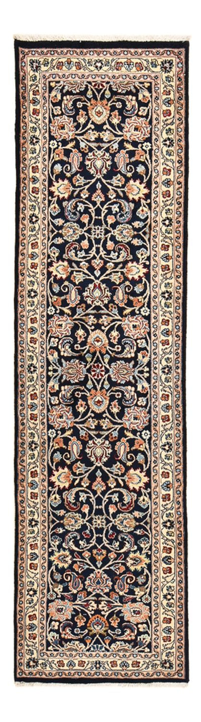 Kaschmar Teppich 80x290cm - Perserteppich - dunkelblau