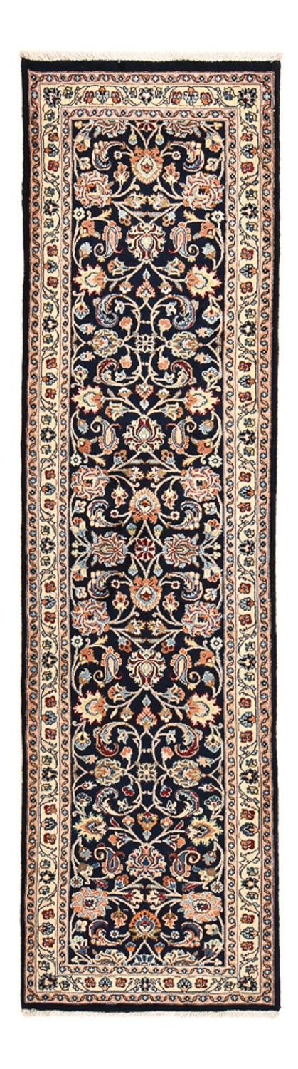 Kaschmar Teppich 80x290cm - Perserteppich - dunkelblau