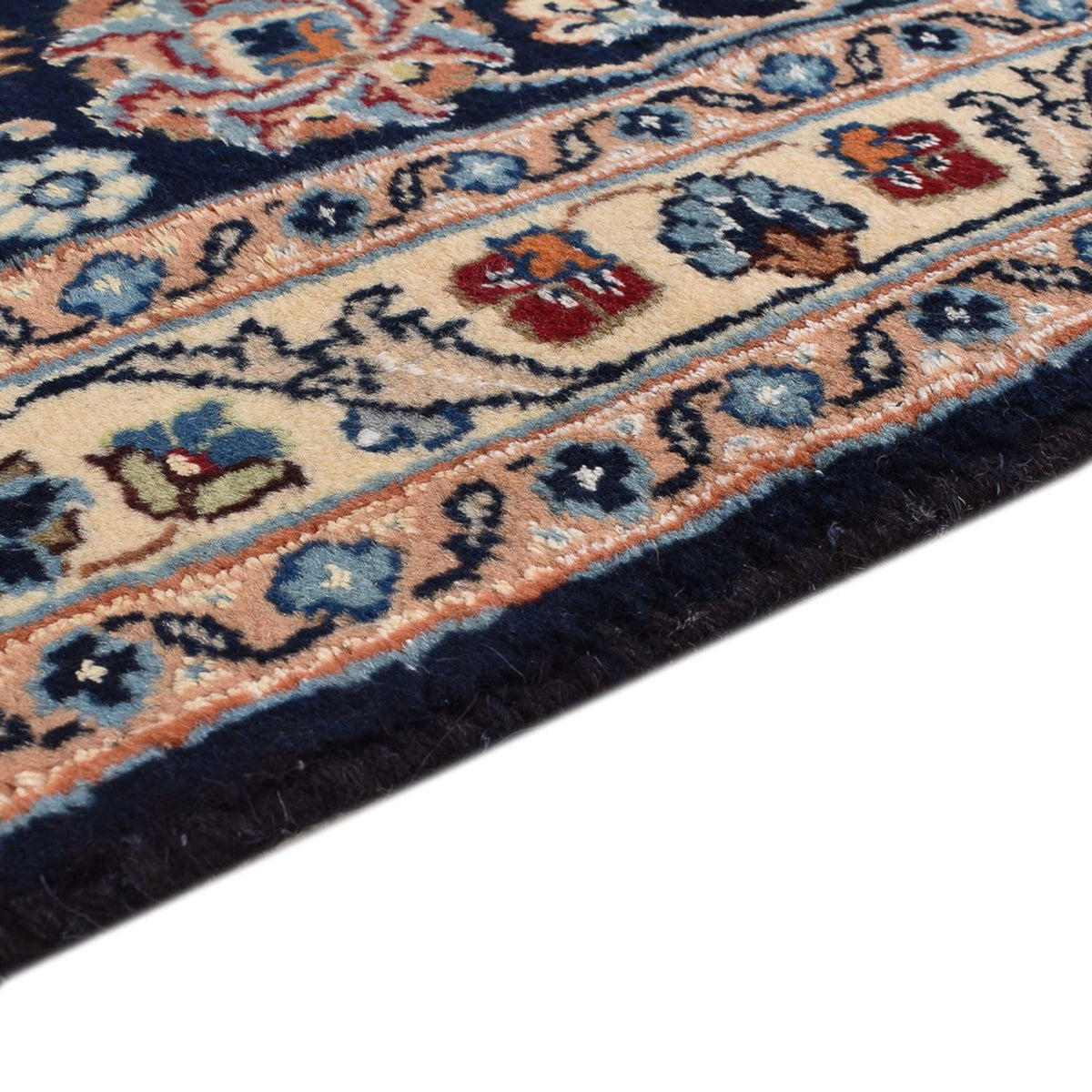 Kaschmar Teppich 80x290cm - Perserteppich - dunkelblau