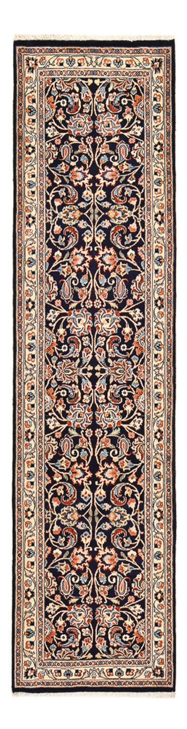Kaschmar Teppich 75x290cm - Perserteppich - dunkelblau