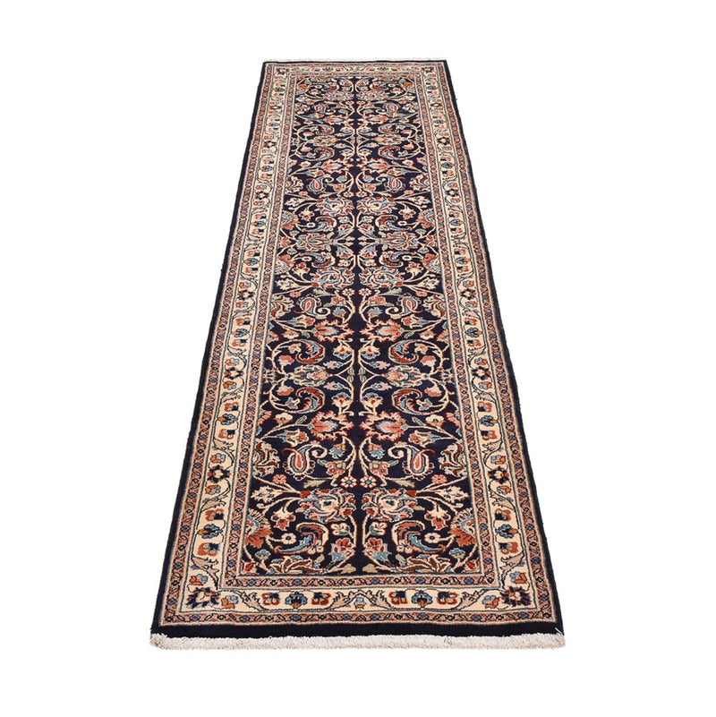 Kaschmar Teppich 75x290cm - Perserteppich - dunkelblau