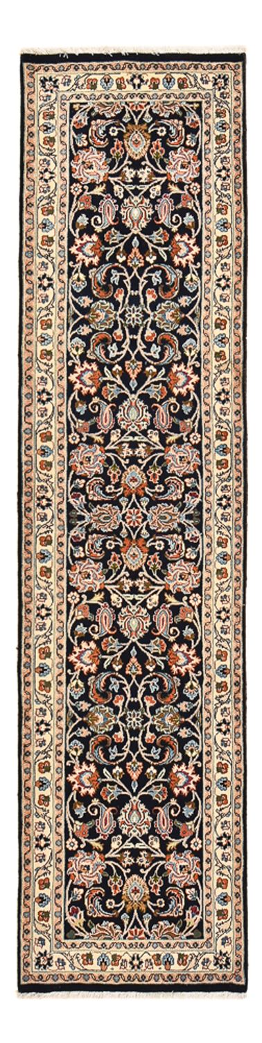 Kaschmar Teppich 75x295cm - Perserteppich - dunkelblau