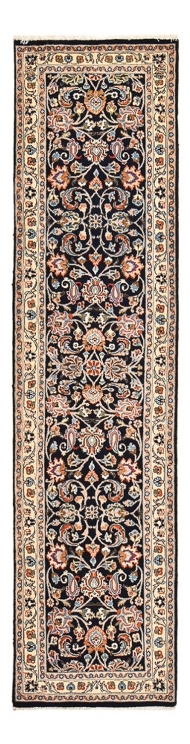 Kaschmar Teppich 75x298cm - Perserteppich - dunkelblau