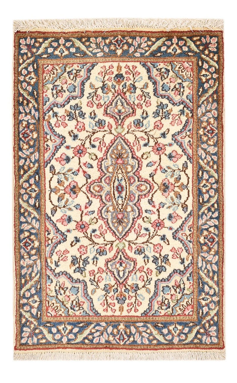 Rafsanjan Teppich 57x84cm - Perserteppich - creme