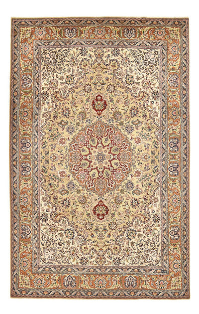 Täbriz - 50 Raj Teppich 203x316cm - Perserteppich - sand