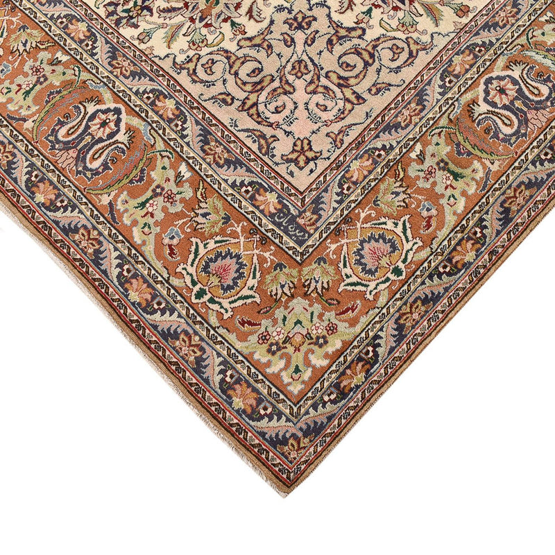 Täbriz - 50 Raj Teppich 203x316cm - Perserteppich - sand
