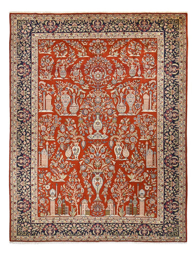 Golpayegan Teppich 292x398cm - Perserteppich - rot