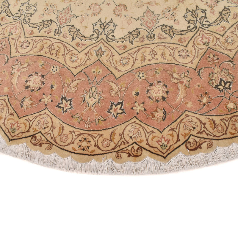 Täbriz - 60 Raj Teppich 310x310cm - Perserteppich - beige