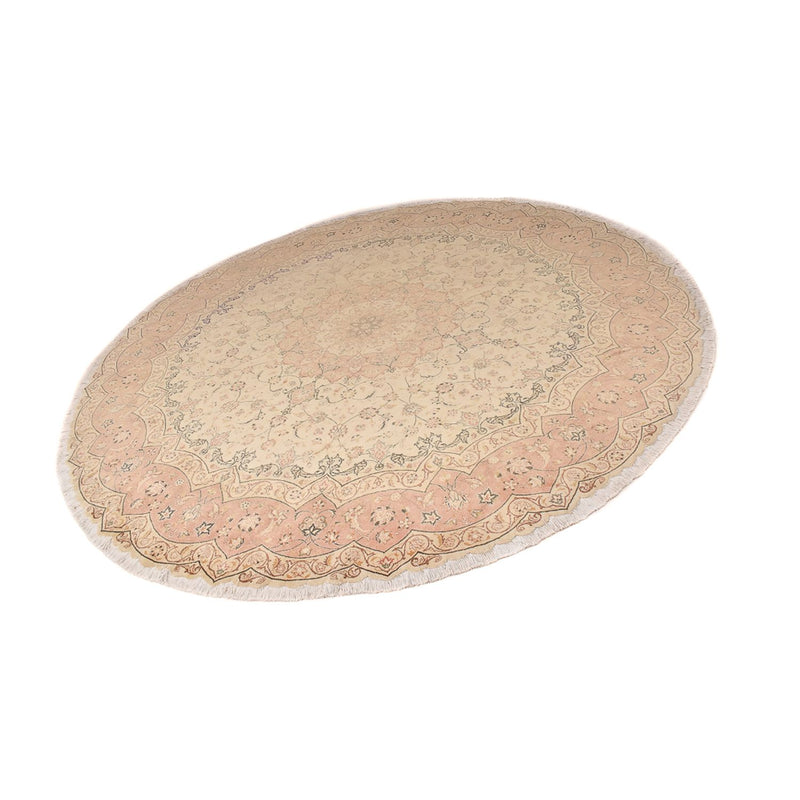 Täbriz - 60 Raj Teppich 310x310cm - Perserteppich - beige