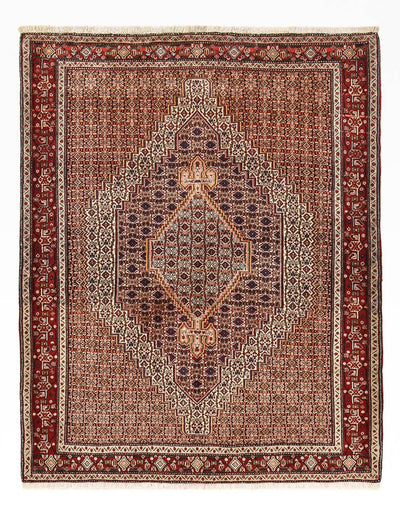 Senneh Teppich 147x184cm - Perserteppich - rost