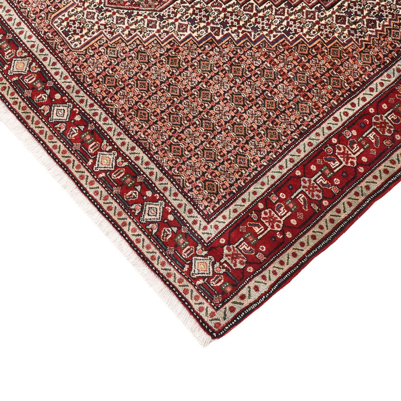 Senneh Teppich 147x184cm - Perserteppich - rost
