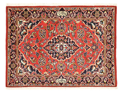 Keshan Teppich 70x98cm - Perserteppich - rot