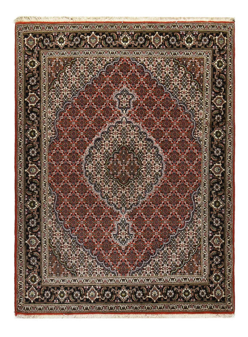 Täbriz - 40 Raj Teppich 153x203cm - Perserteppich - rost
