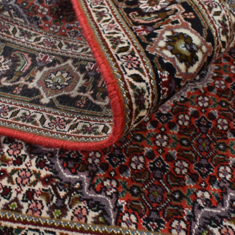 Täbriz - 40 Raj Teppich 153x203cm - Perserteppich - rost