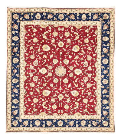 Täbriz - 50 Raj Teppich 253x290cm - Perserteppich - rot