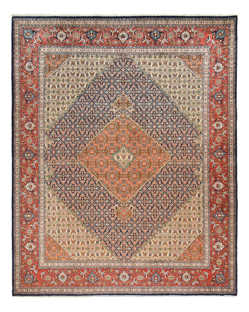 Täbriz - 40 Raj Teppich 302x383cm - Perserteppich - rost