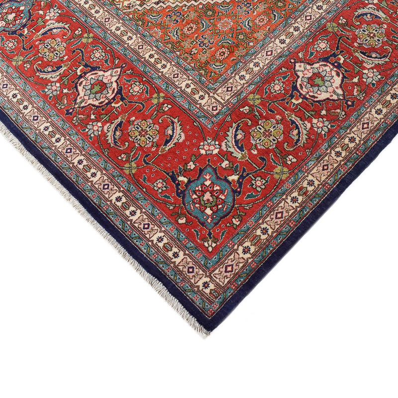 Täbriz - 40 Raj Teppich 302x383cm - Perserteppich - rost