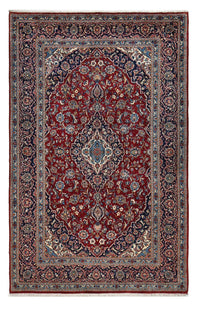 Keshan Teppich 198x314cm - Perserteppich - dunkelrot – product image