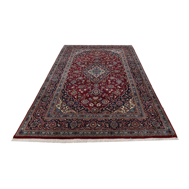 Keshan Teppich 198x314cm - Perserteppich - dunkelrot