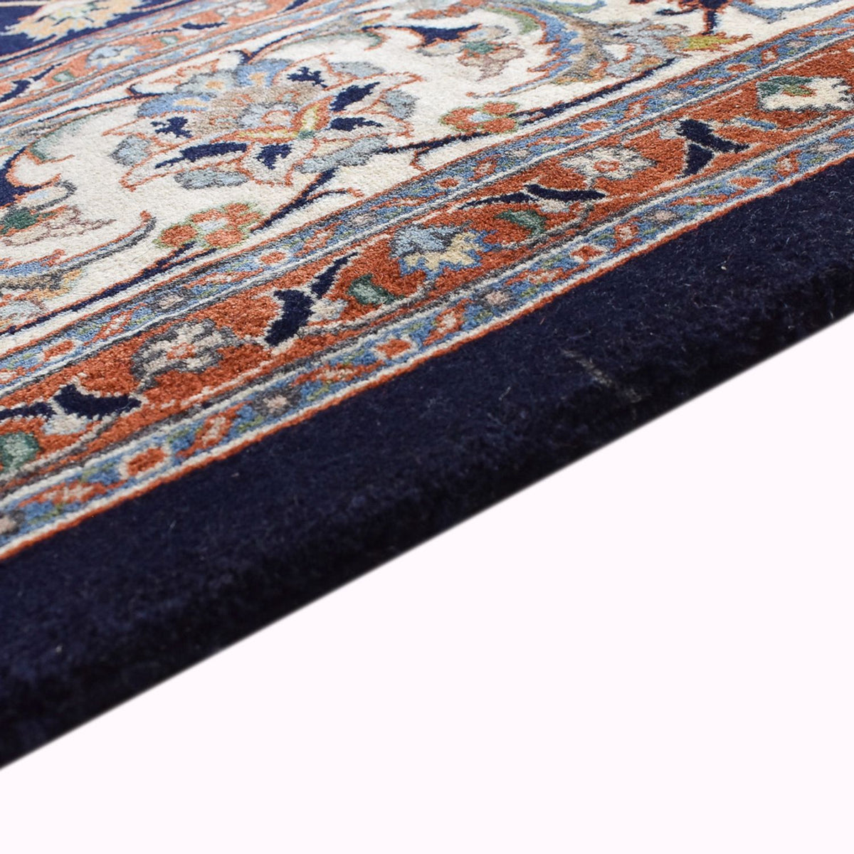 Maschad Teppich 252x341cm - Perserteppich - dunkelblau