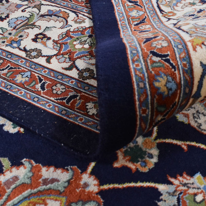 Maschad Teppich 252x341cm - Perserteppich - dunkelblau