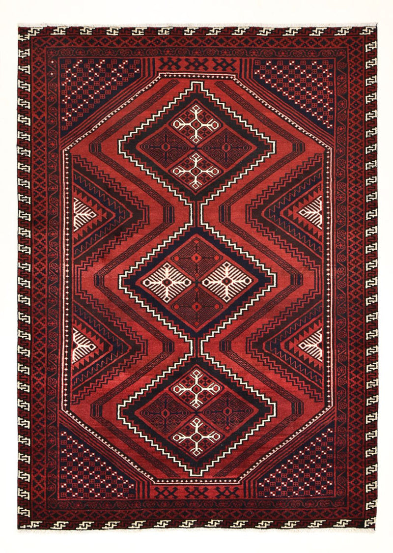 Rafsanjan Teppich 215x314cm - Perserteppich - bordeauxrot