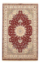 Täbriz - 50 Raj Teppich 198x305cm - Perserteppich - rot