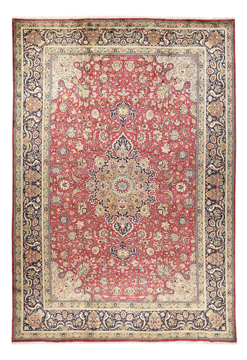 Täbriz - 40 Raj Teppich 343x508cm - Perserteppich - rot